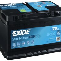 Exide EK700 Start-Stop AGM 12V 70Ah 760A